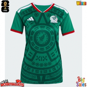 Mexico Replica Home Stadium Shirt for Women World Cup 2026 Short Sleeve